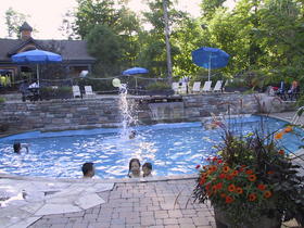 Summer pool middle